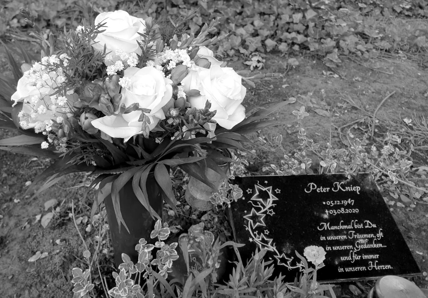 Grabstätte von Peter Kniep - Friedhof Derne